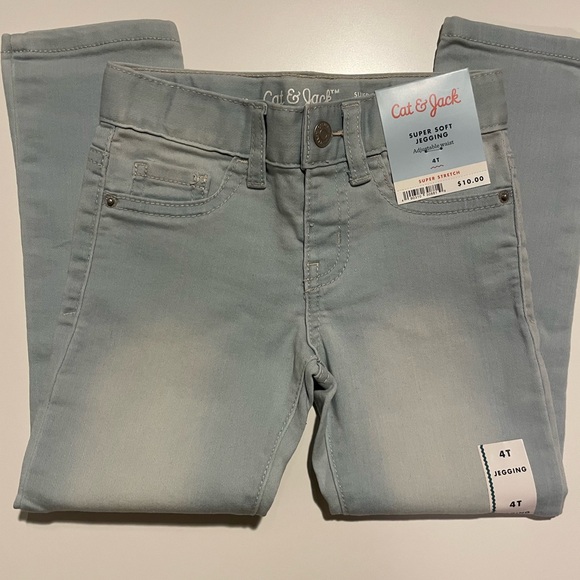 Cat & Jack Kids Jeans - Light Gray - Picture 1 of 3
